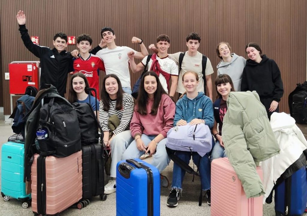 Erster Tag des Schüleraustauschs in Frankfurt